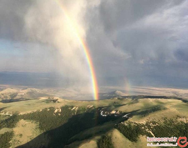  عکس رنگین کمان در آسمان