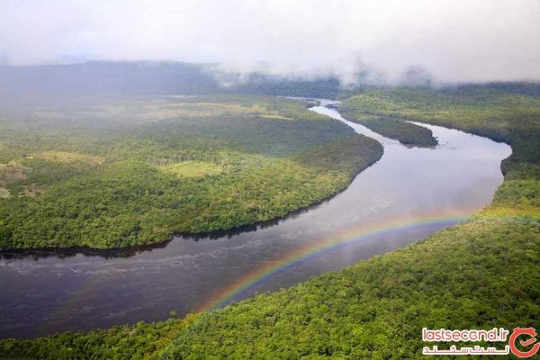  عکس رنگین کمان در آسمان