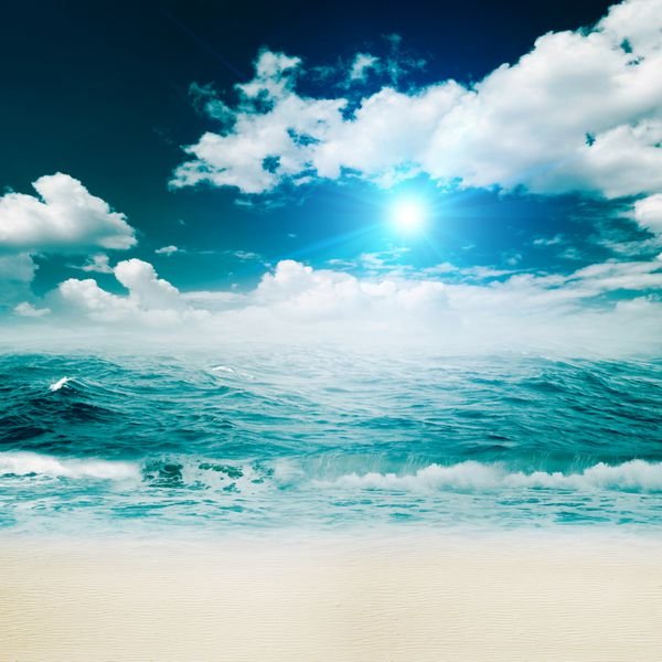  عکس زیبای آسمان آبی