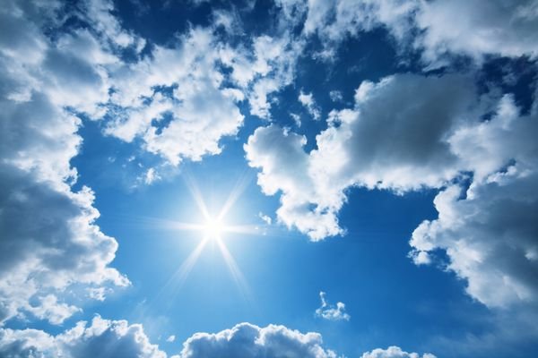  عکس زیبای آسمان آبی