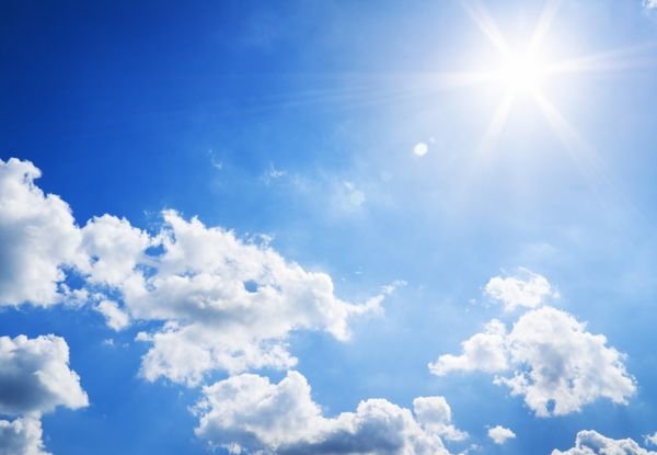  عکس آسمان آفتابی زیبا