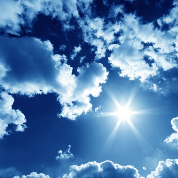  عکس آسمان آفتابی زیبا