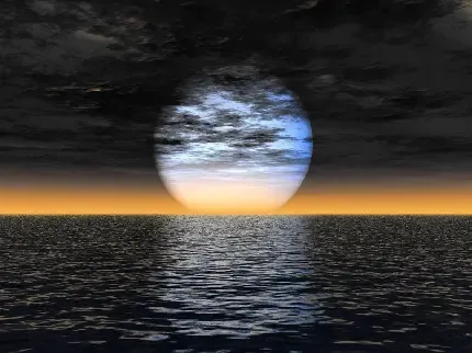  عکس ماه در آسمان