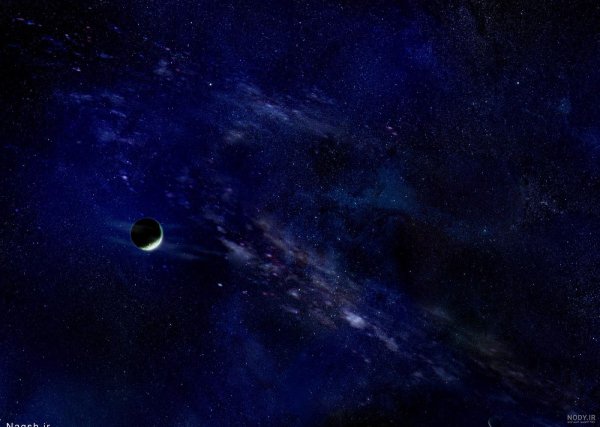  عکس آسمان ابری در شب