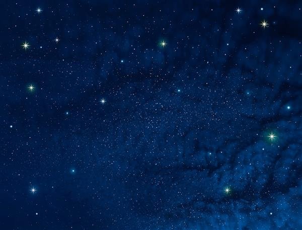  عکس ماه و ستاره در آسمان شب