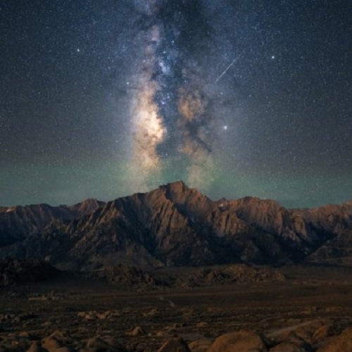  عکس زیبای آسمان ستاره باران