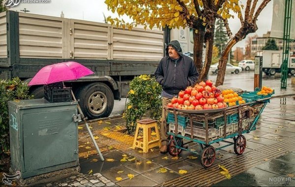  عکس پاییزی باران