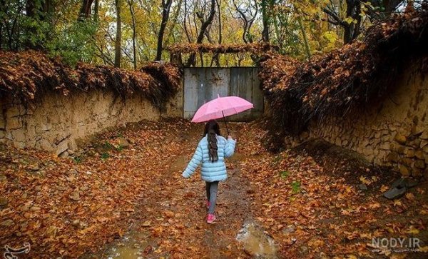  عکس پاییز بارانی