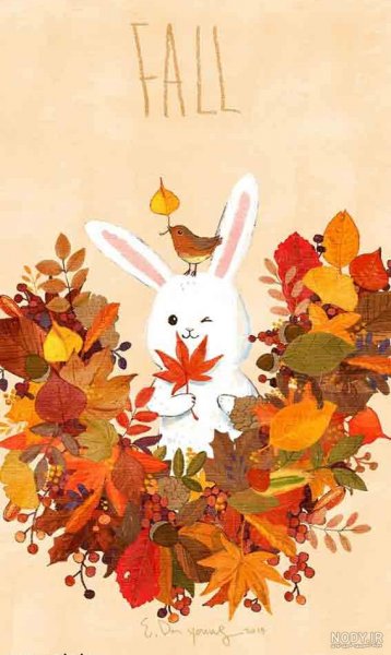  بک گراند پاییزی فانتزی