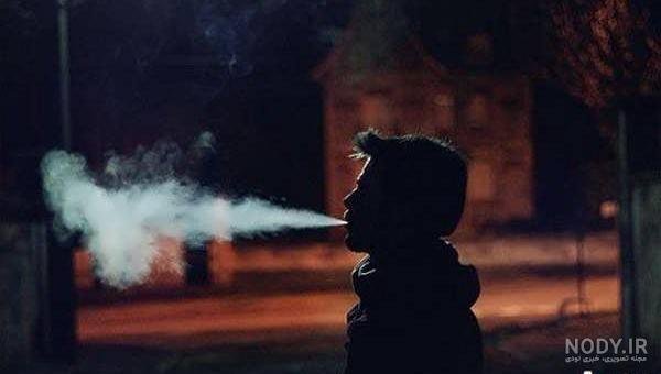  عکس پسر سیگاری غمگین