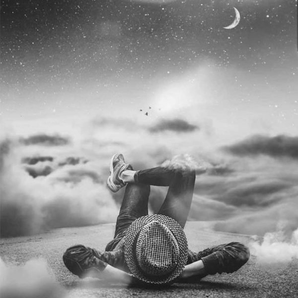 پروفایل پسرونه شاخ فیک سیاه سفید