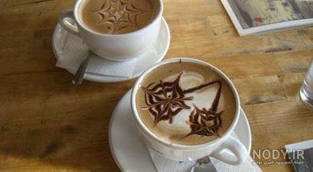  عکس فنجان قهوه رمانتیک