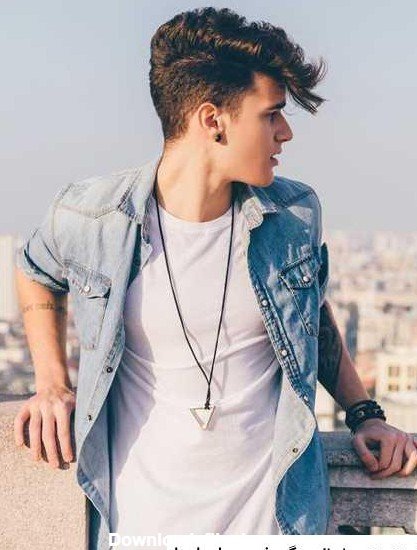 عکس پسر خوشگل برای پروفایل با عینک دودی