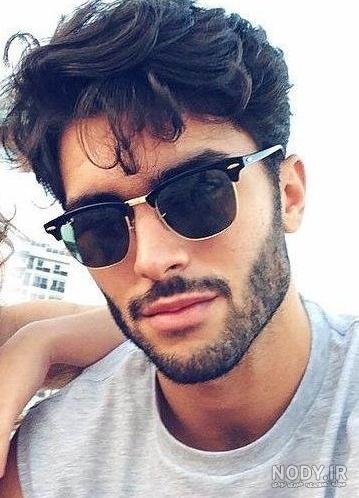  عکس پسر با عینک دودی برای پروفایل