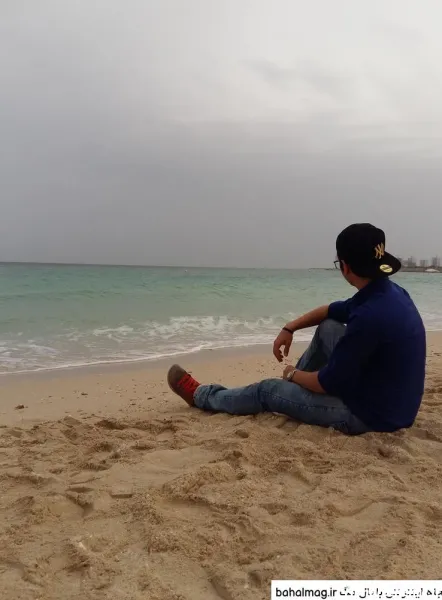  عکس پسر خوشگل برای پروفایل کنار دریا