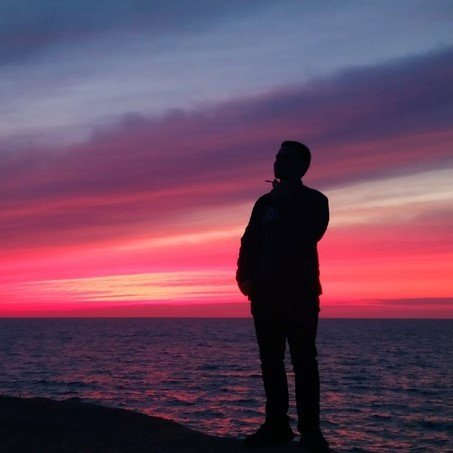  عکس پسر خوشگل تو غروب برای پروفایل