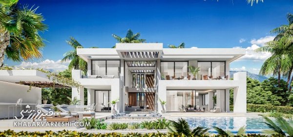  عکس خانه های لوکس رونالدو