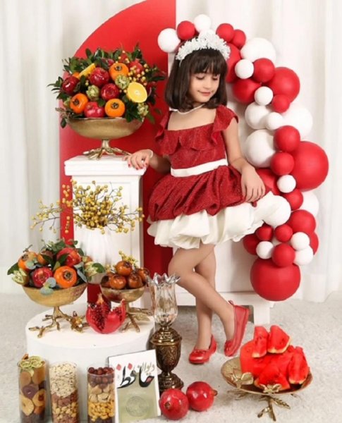  عکس لباس شب یلدا دخترانه