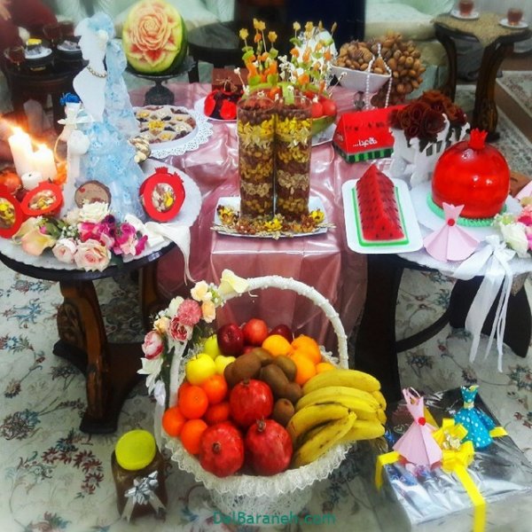 ایده عکس شب چله