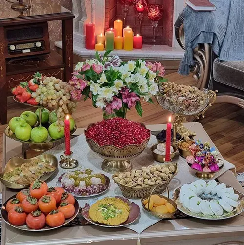  عکس شب چله ای برای عروس