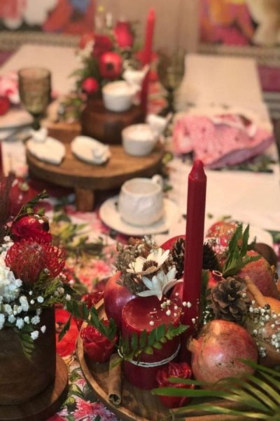  عکس از سفره شب چله