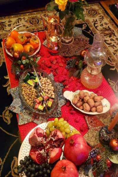  عکس از سفره شب چله