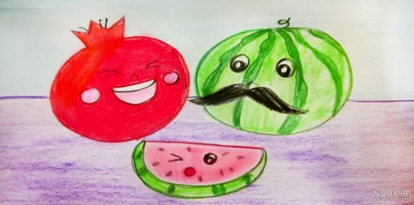  عکس نقاشی برای شب چل