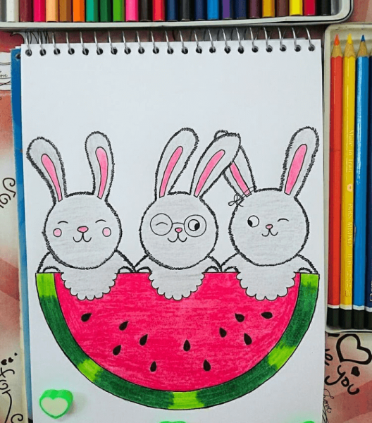  عکس نقاشی برای شب چل