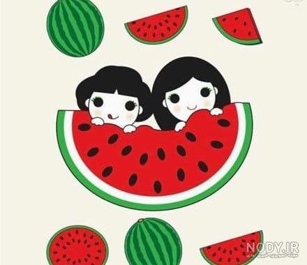  عکس پروفایل یلدا هندوانه