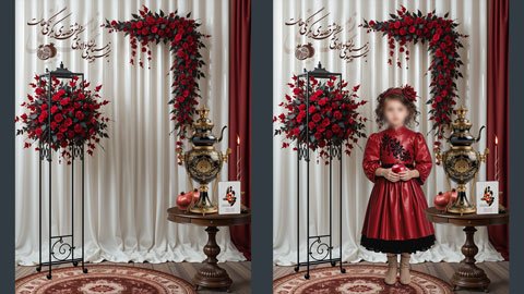 تم یلدا برای عکاسی