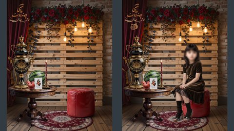 تم یلدا برای عکاسی