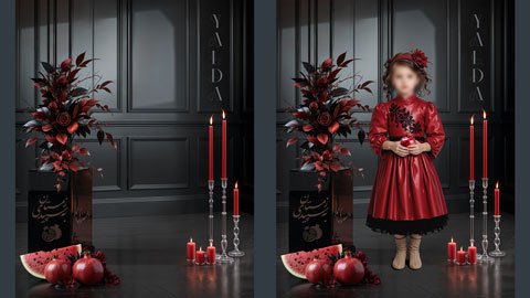 تم یلدا برای عکاسی