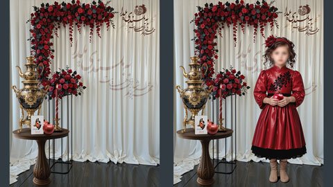 تم یلدا برای عکاسی