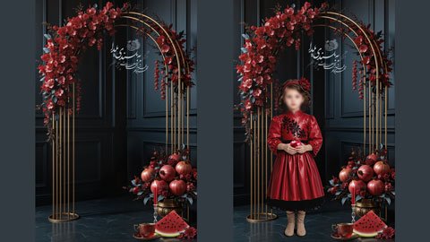 تم یلدا برای عکاسی