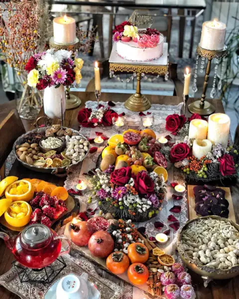  بک گراند یلدا سنتی