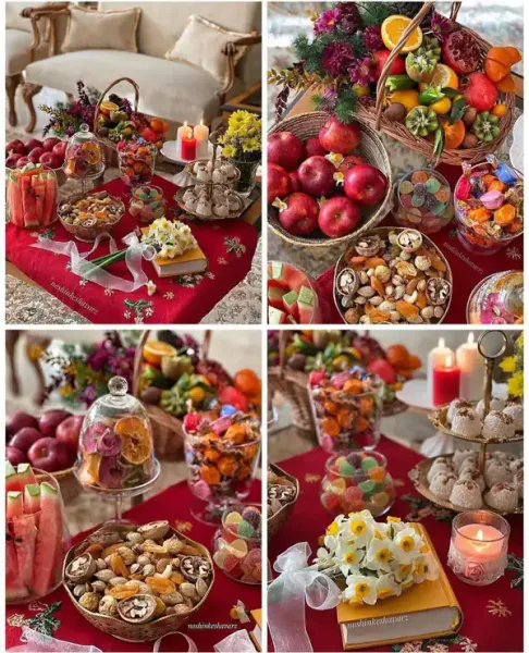  بک گراند یلدا سنتی