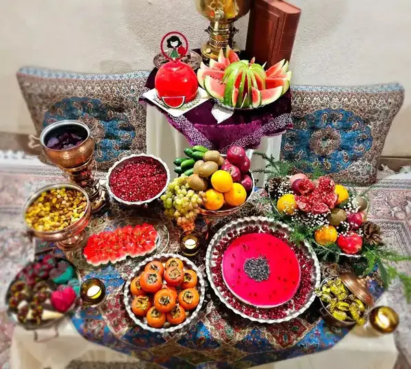  بک گراند یلدا سنتی