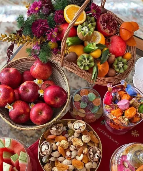 بک گراند شب یلدا با کیفیت بالا