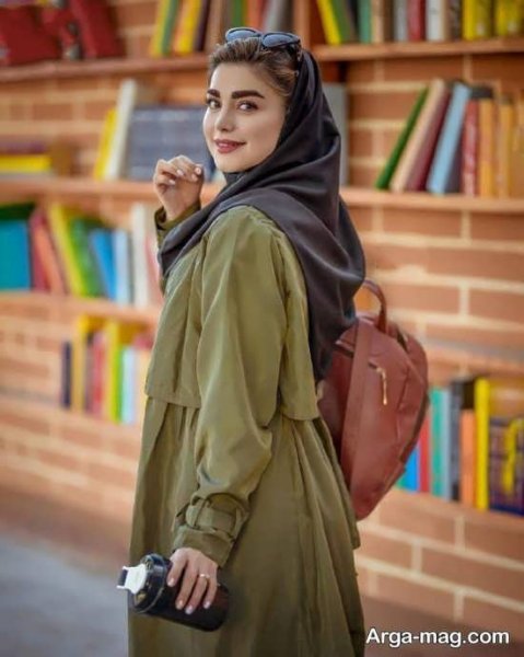  عکس دختر دانشجو با مقنعه