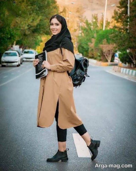  عکس دختر دانشجو با مقنعه