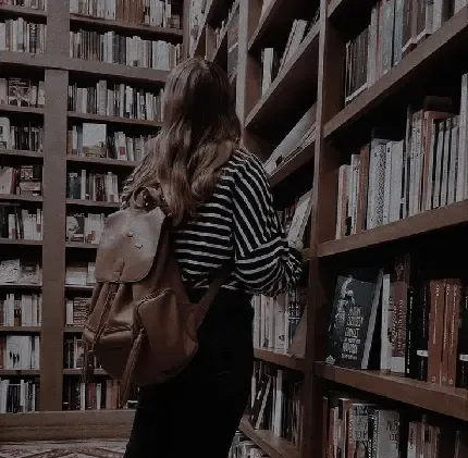  عکس های جدید دخترانه در کتابخانه