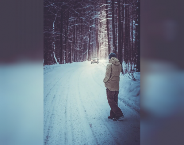 عکس پروفایل واتساپ پسرانه تو برف