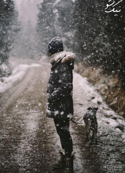  عکس پروفایل پسرانه زمستانی از پشت سر