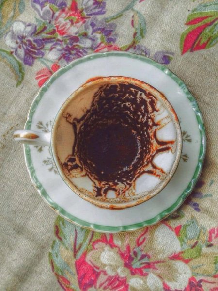  عکس فنجان قهوه فال