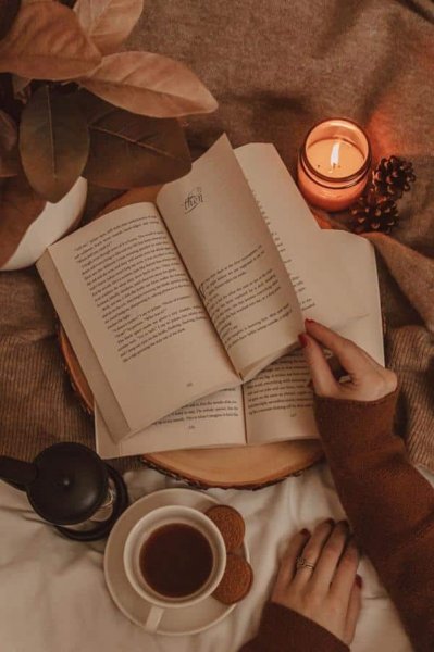  عکس قهوه و کتاب طبیعی