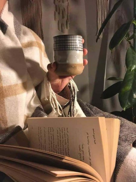  عکس قهوه و کتاب طبیعی