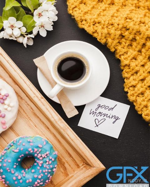 عکس قهوه برای استوری صبح بخیر