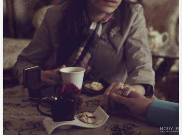  عکس فیک خوردن قهوه
