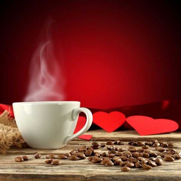  عکس عاشقانه قهوه