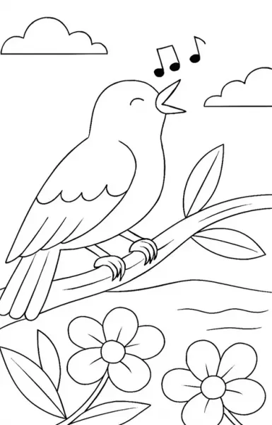  عکس گنجشک نقاشی